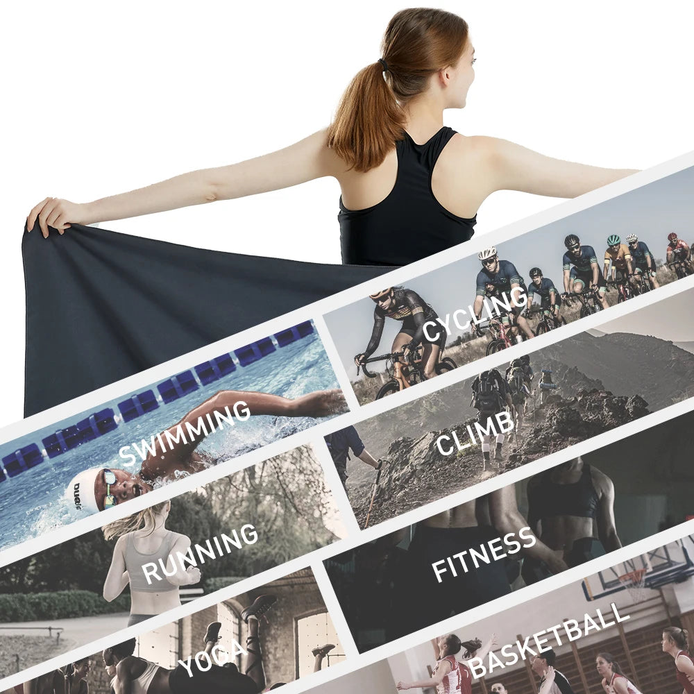 Microfiber Towel Quick Dry Towel Travel Towel Sports Towel Beach Towel Sandproof Soft Light Towel for Swim, Yoga, Gym